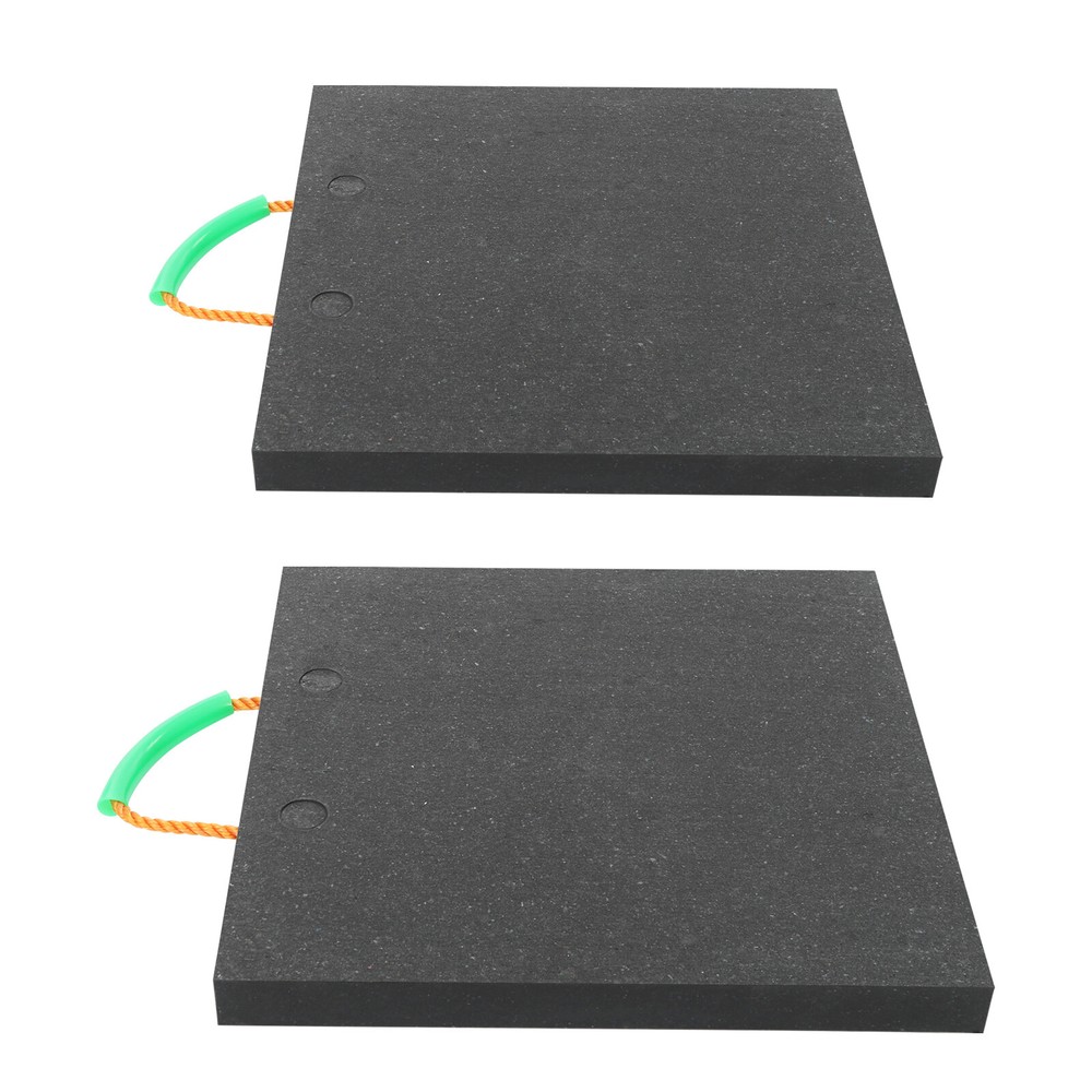 2pcs Medium Size Support Pads Heavy Duty Stabilizing Blocks 5-80T Support Pads