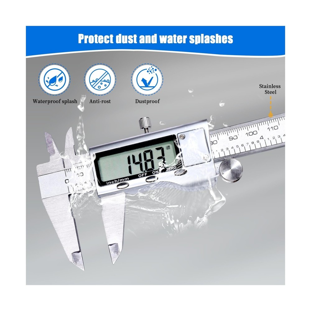 Digital Caliper Measuring Tool,Caliper Measuring Tool with Stainles... FAST SHIP