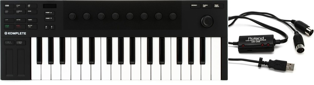 Native Instruments 26154 + Roland UM-ONEMK2B Value Bundle