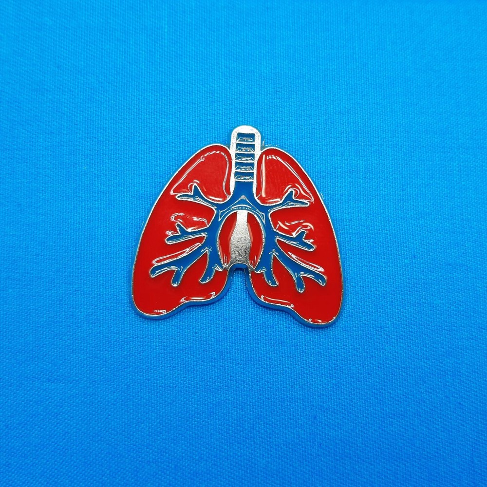 Lungs Enamel Pin              PN1156