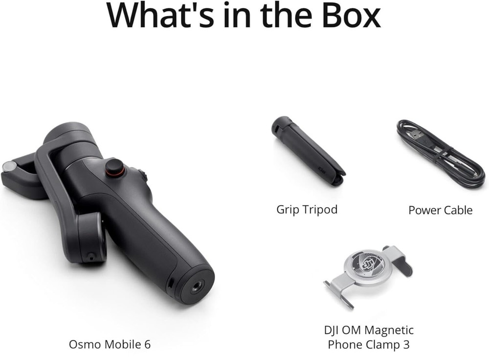 DJI Osmo Mobile 6 Smartphone Gimbal Stabilizer Extension Android & IOS for Vlog