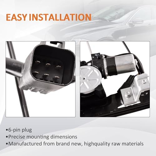 Power Window Regulator with Motor Assembly Front Right Passenger Side