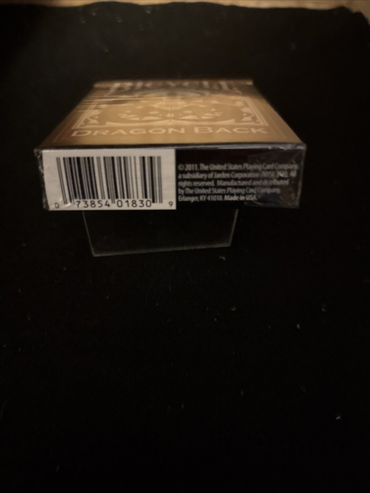 Invisible DRAGON BACK BICYCLE Trick Deck Gaff Magic Playing Cards Opened 2011