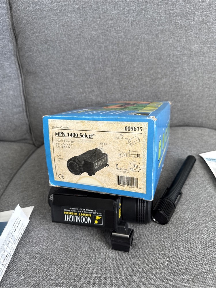 Moonlight Night Vision 1400 Select Tested/Works Includes Case And Manuals