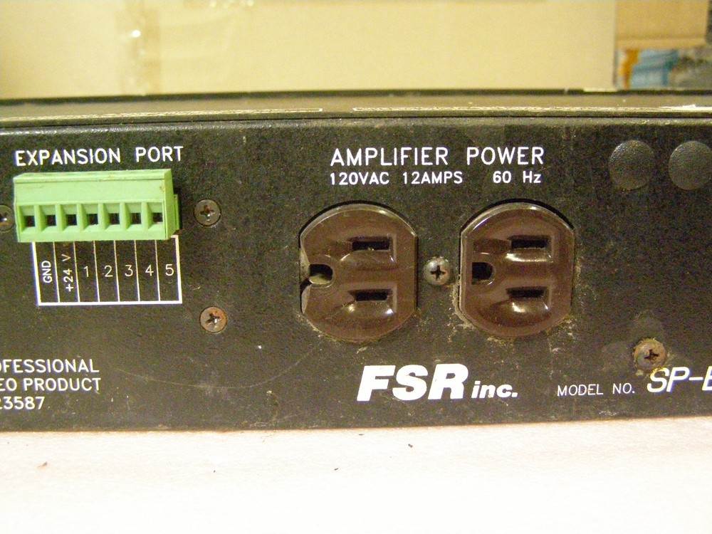 FSR Inc Model SP-ES External Switching Amplifier/Rack Power Supply