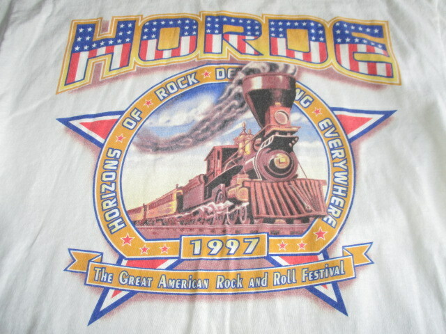 1997 HORDE Great American Rock n Roll Festival NEIL YOUNG Concert Tour LG Shirt