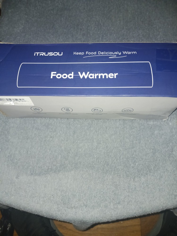 iTRUSOU Electric Warming Tray BW450- Full Surface Heating, Rollable- Gray