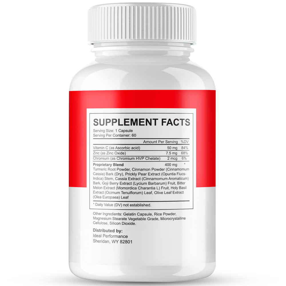 Biosteady Blood Optimizer Capsules, Official Bio Steady Optimizer Pills (1 Pack)