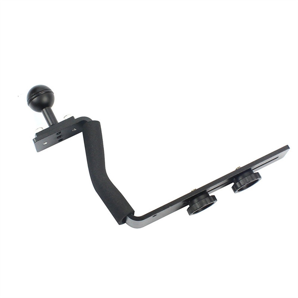 Alloy Camera Diving Tray Z Shape Handle Mount w/ Base Adapter Extension Bracket