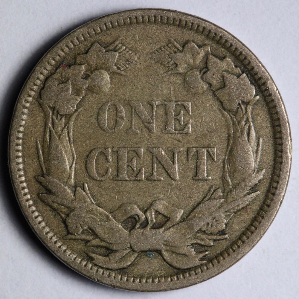 1858 SL Flying Eagle Cent Penny VF E107 QVUX