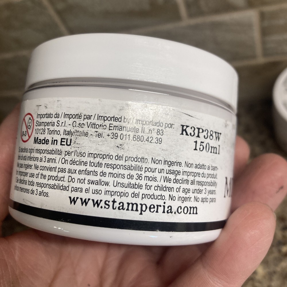 Stamperia Modeling Paste 150ml-White