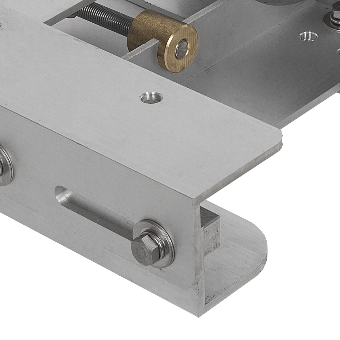 Adjustable 4'' Outboard Boat Aluminum Jack Plate Tool Silver