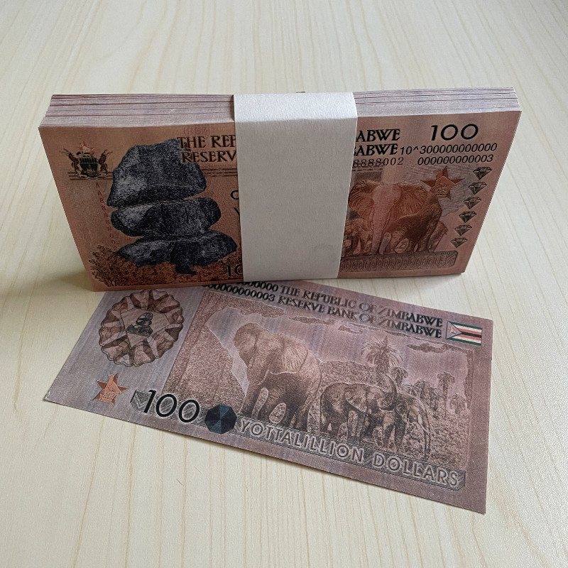 Zimbabwe 1 Hundred Commemorate Notes 10 Pcs-2008 Engraved Version Elephant UNC