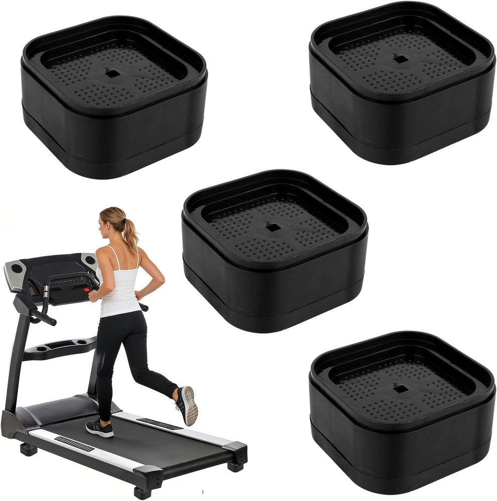 4Pcs Treadmill Incline Riser Blocks, Walking Stackable Height Adjustable Incline