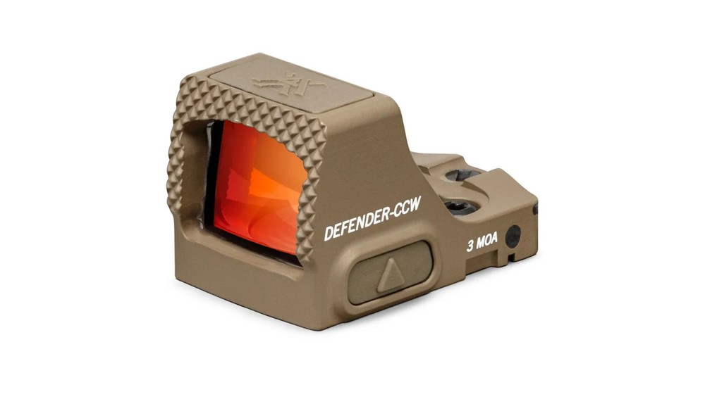 Vortex Optics Defender-CCW 3 MOA Micro Red Dot Tan DFCCW-MRD3-T