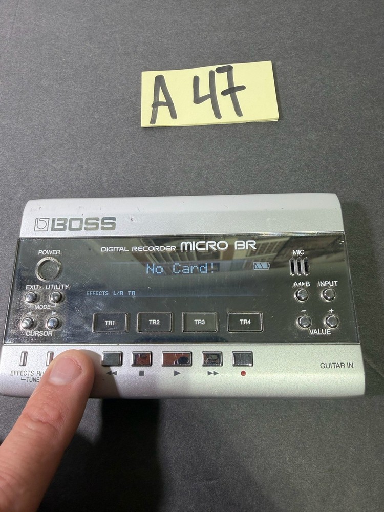 Boss MICRO BR 4-Track Digital Pocket Recorder Multitrack Tested
