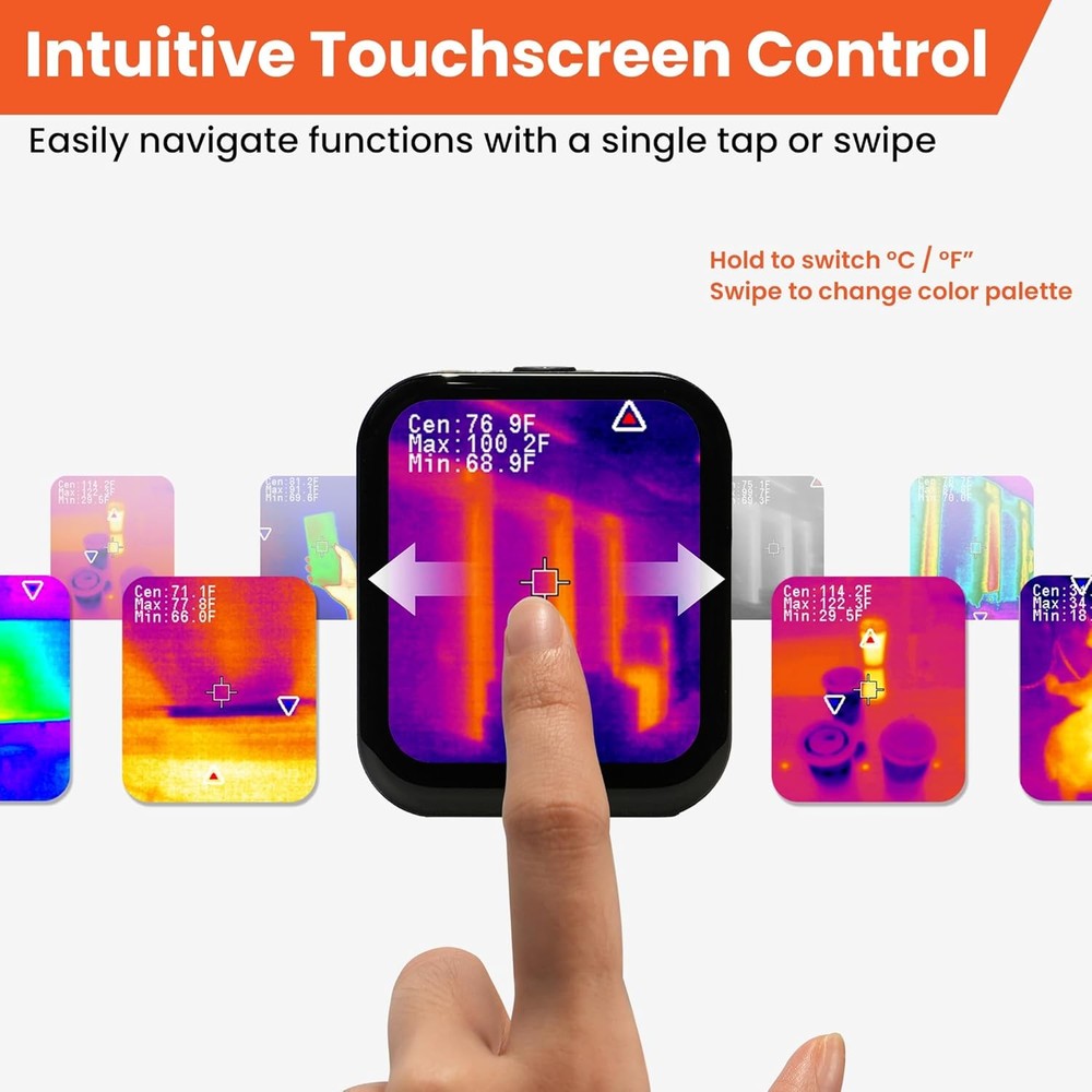 ANXTECH Mini Thermal Imaging Camera Small Device for Temperature Measurement