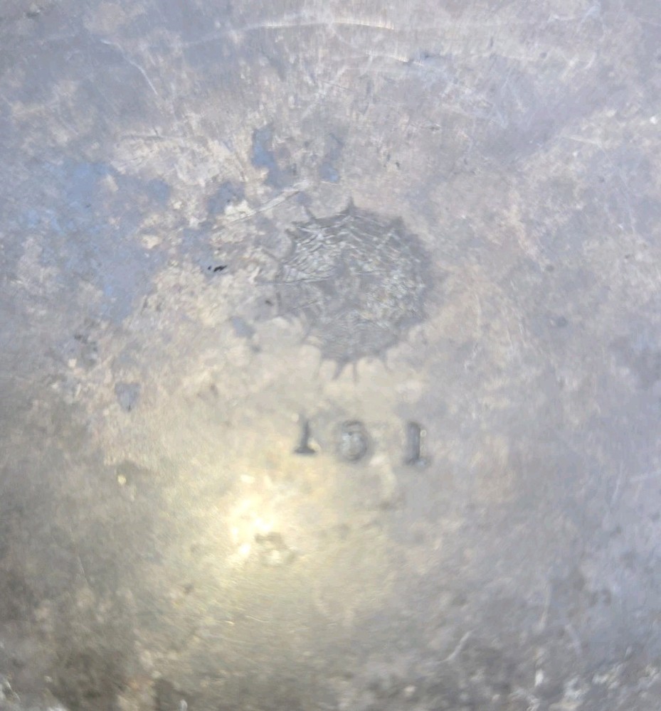 E.G. Webster & Sons 151 Silver Plate Trinket Candy Dish.