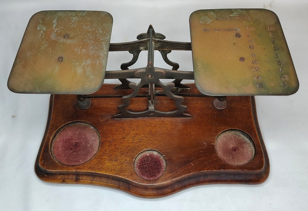 Vintage Antique Postal Scale NO WEIGHTS