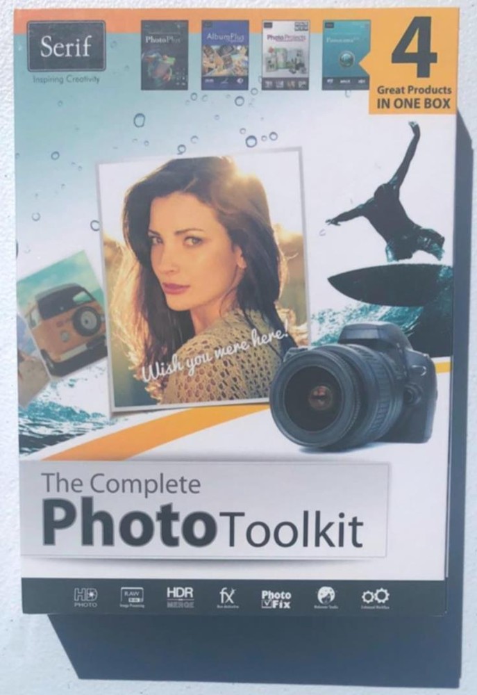 New SERIF Complete PHOTO TOOLKIT PC SOFTWARE Microsoft Windows 7 Vista XP DVD
