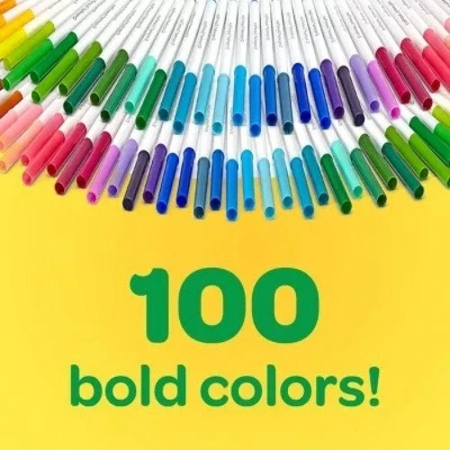 Crayola 100ct Super Tips Washable Markers