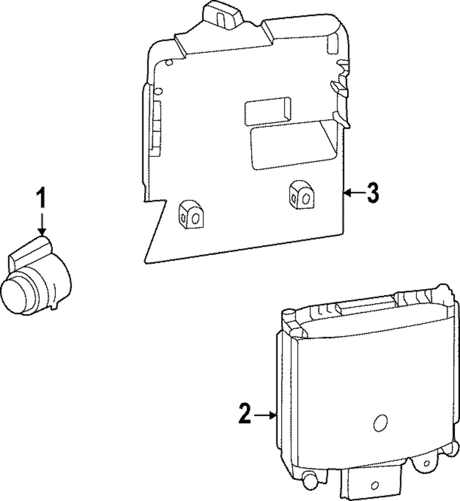 Genuine Ford Blind Spot Detection System Warning Sensor Bracket NZ6Z14D189B