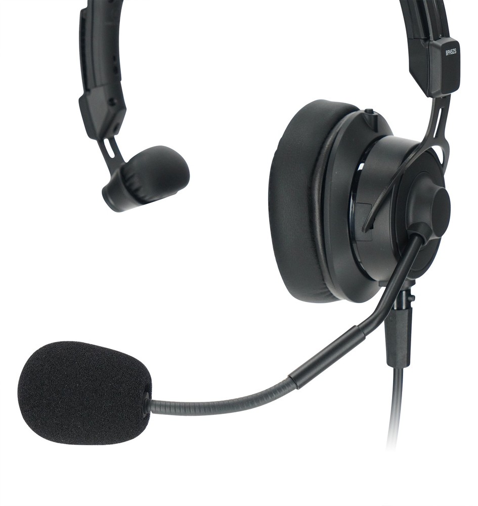 Audio Technica BPHS2Sa-XF4 Single-Ear Broadcast Headset w/ 4-Pin XLRF+Backpack
