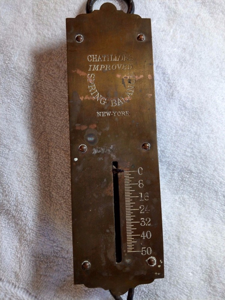 Vintage Chatillions Improved Spring Balance Scale - Used