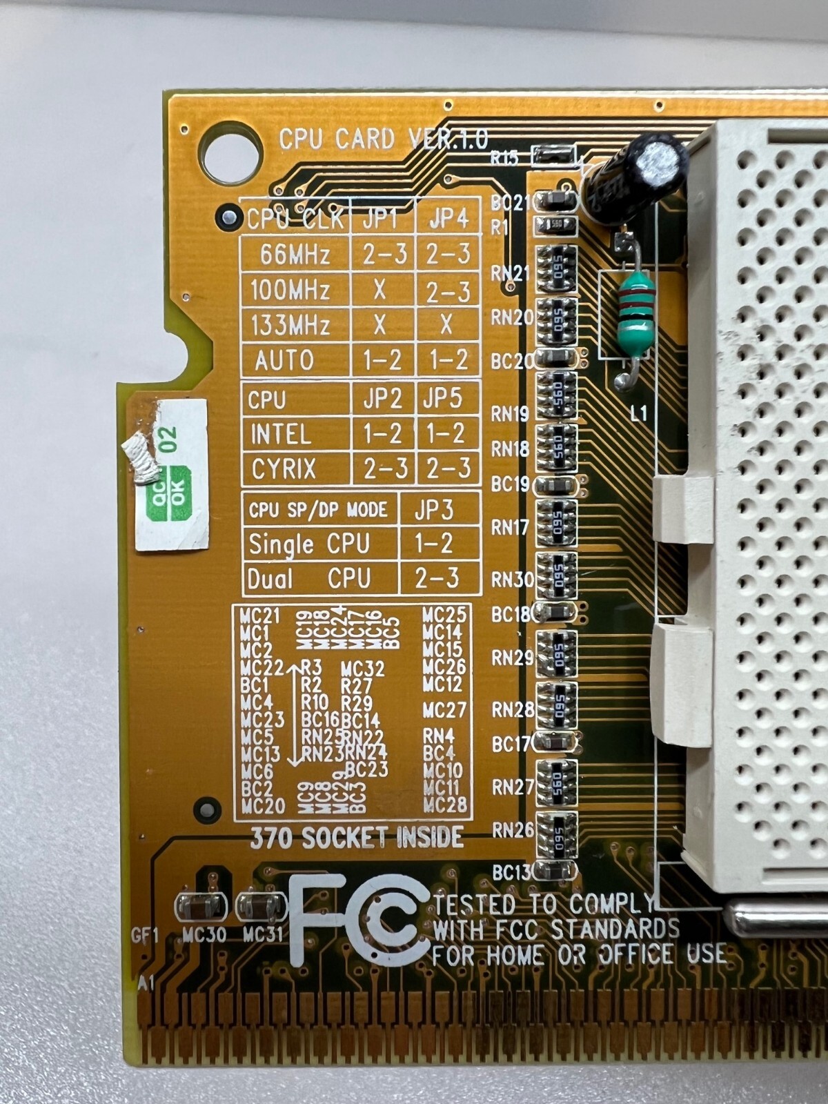 Slot 1 to Socket 370 Adapter Card Free Shipping