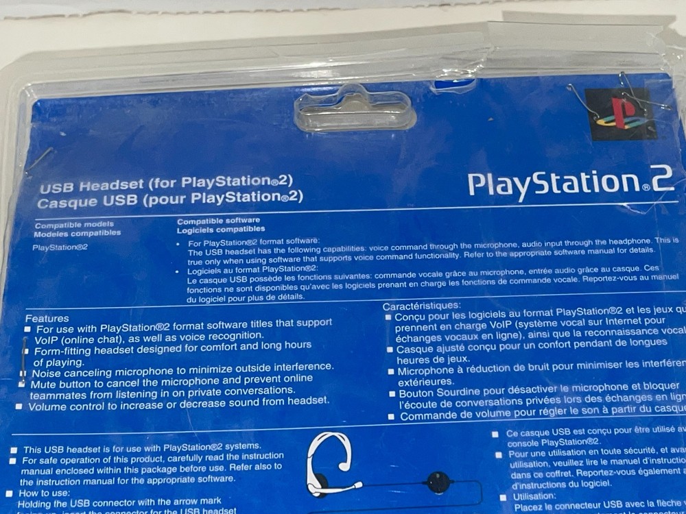 Logitech USB Headset Compatible with Sony PlayStation 2 - Open Box