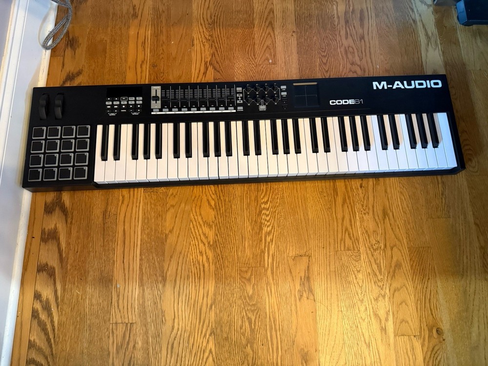 M-Audio Code 61 MIDI Controller Keyboard with Drum Pads - For Parts READ