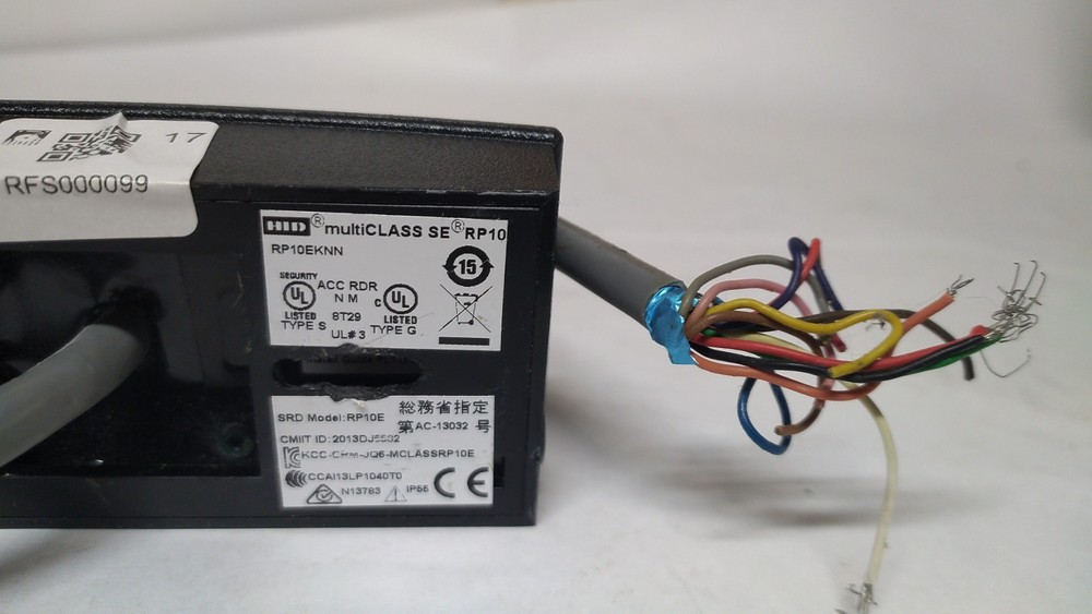 HID multiClass SE RP10 Mullion Card Reader Black