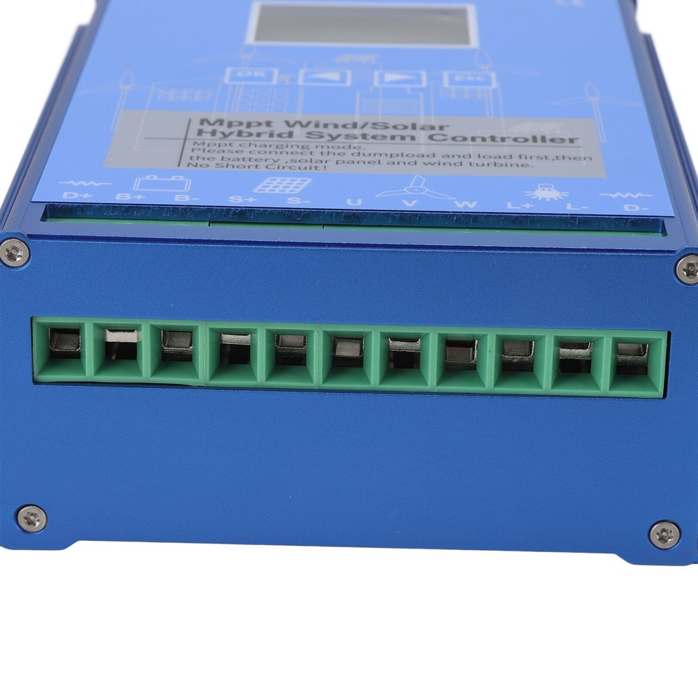 Bluetooth PV MPPT Charge Controller Solar Wind Auto Transfer Switch 12V 24V 48V