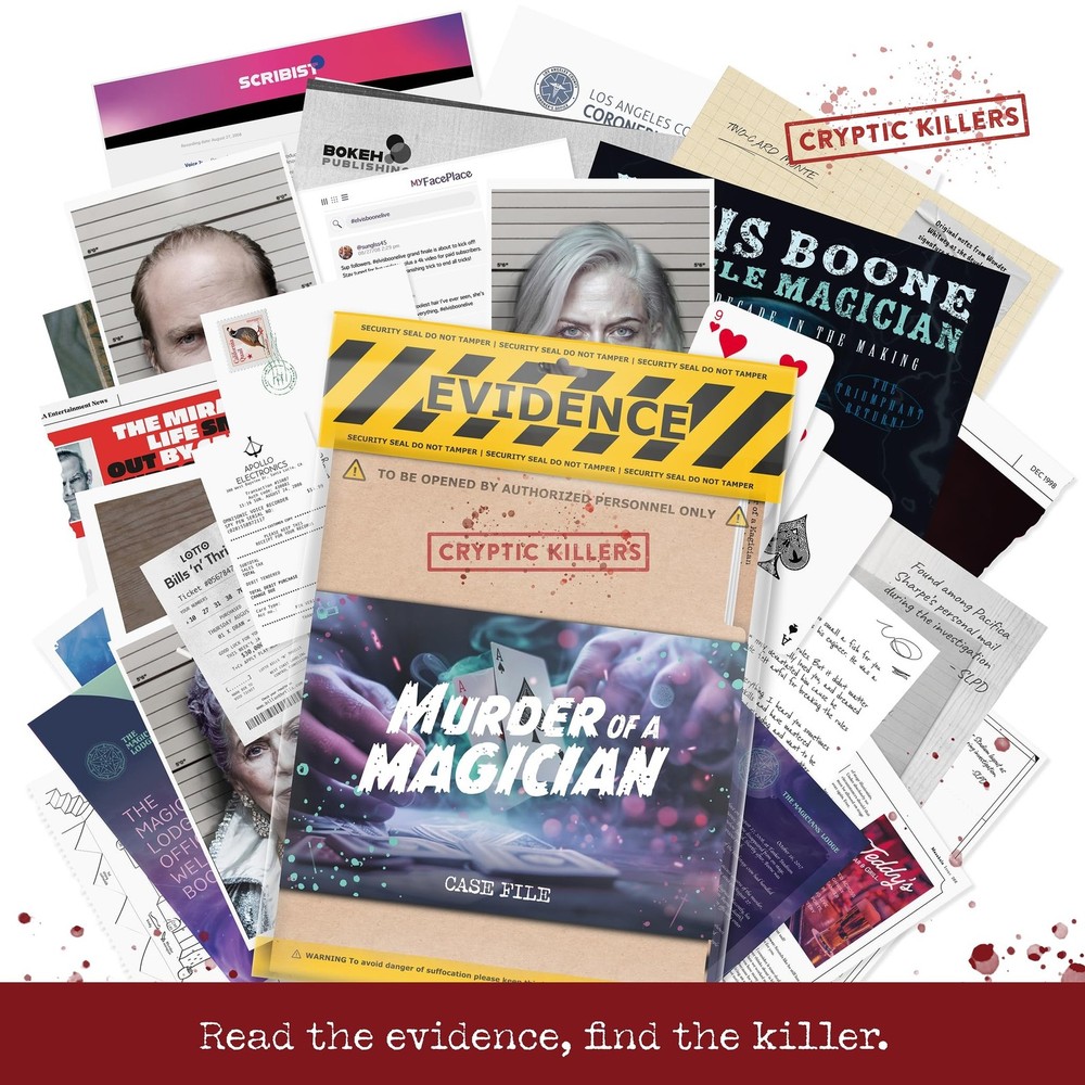 Cryptic Killers Unsolved murder mystery game - Cold Case Files Investigation ...