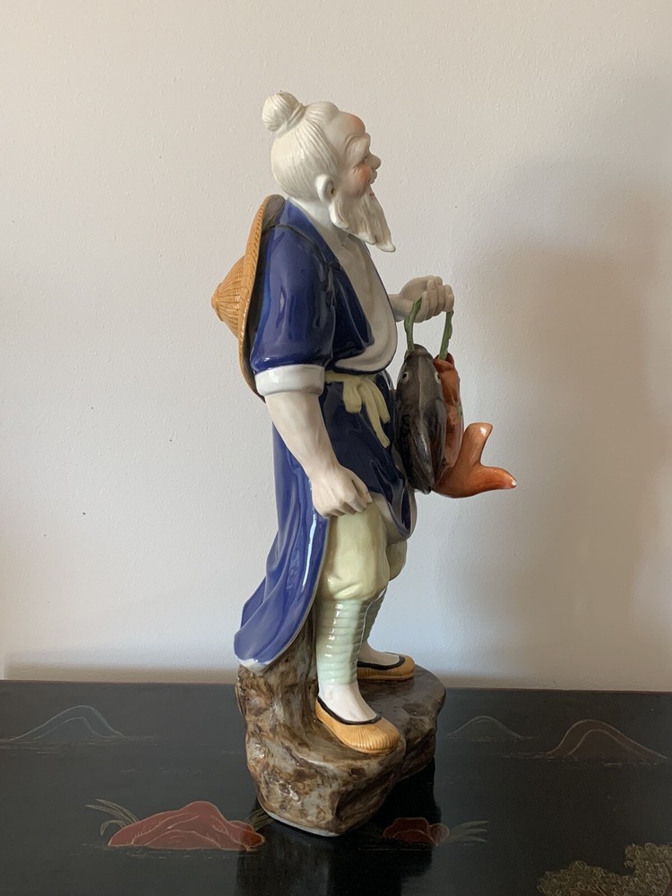 Chinese Figure Fishman 42cm H