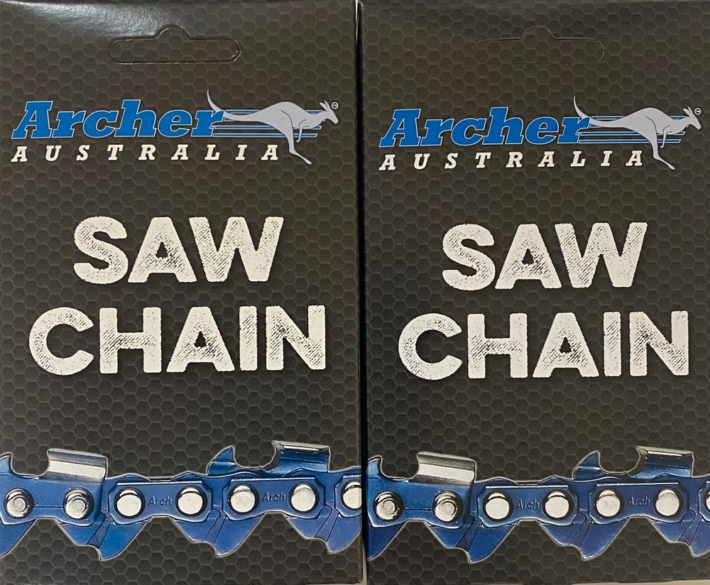 2 Pack 24" Archer Chainsaw Chain 3/8"-050-84DL FULL CHISEL SKIP TOOTH