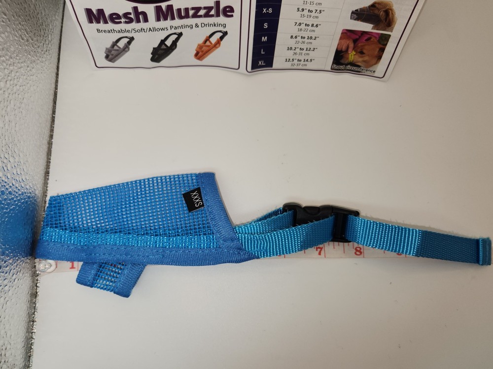 NWT Crazy Felix Mesh Muzzle Size XXXS Blue