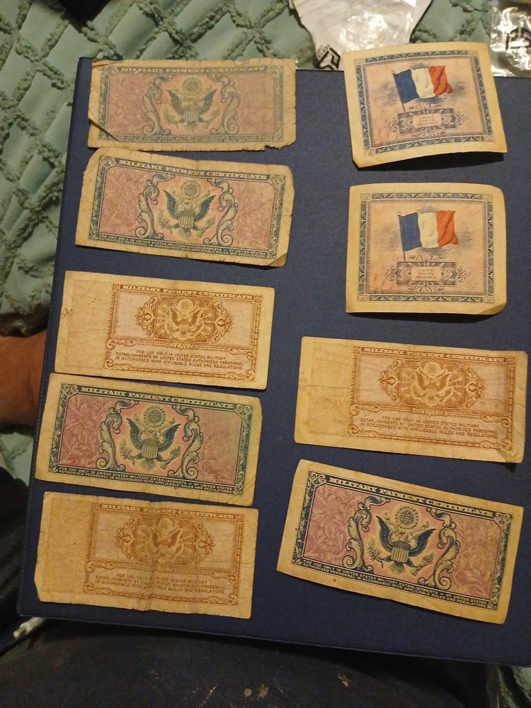 MILITARY PAYMENT CERTIFICATES Lot