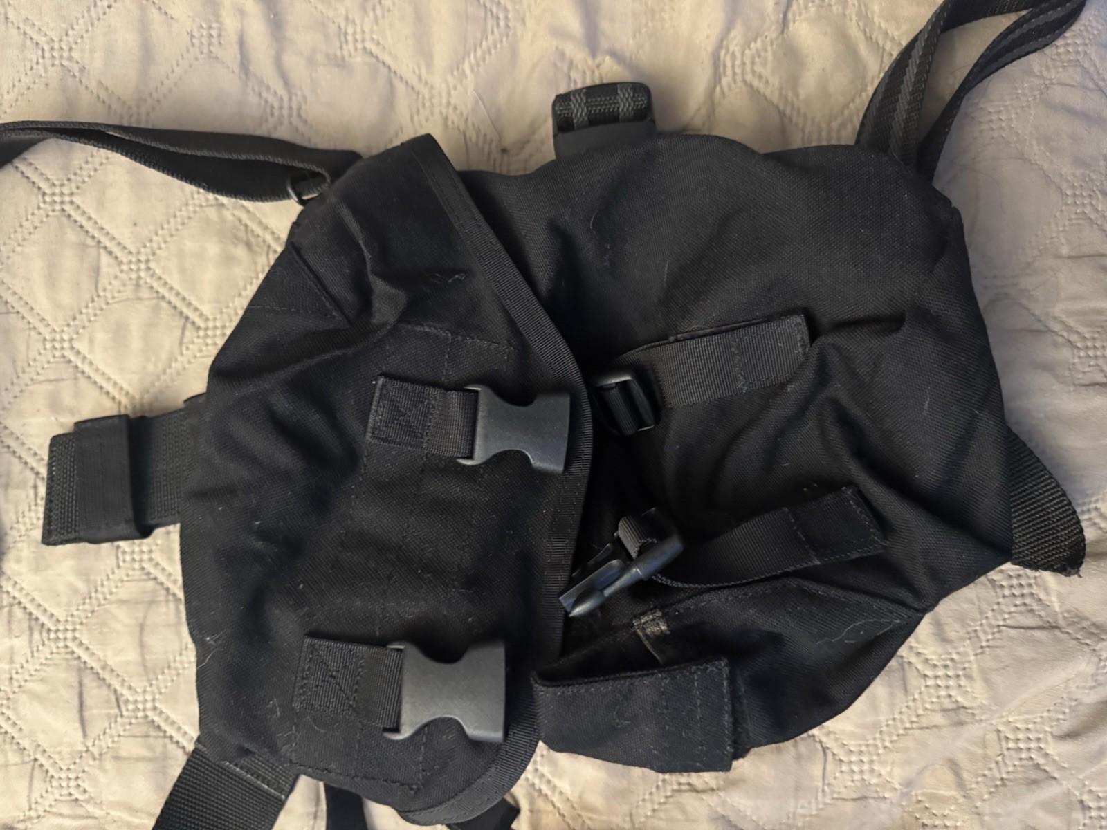 MSA MSK MILLENIUM GAS MASK MEDIUM STORAGE POUCH POLICE RIOT CHEMICAL NYPD LAPD