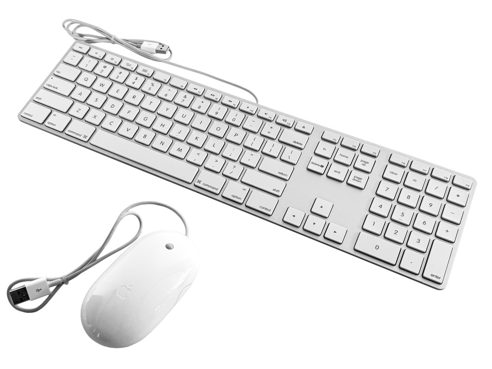 Apple A1243 Keyboard & A1152 Mouse – Original Set, Mac Compatible & Plug & Play!