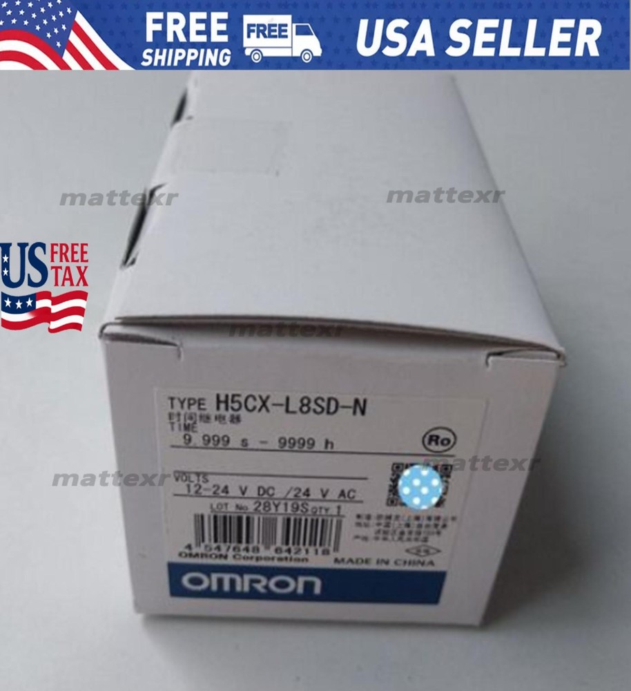 NEW OMRON H5CX-L8SD-N TIME DELAY RELAY PLC MODULE