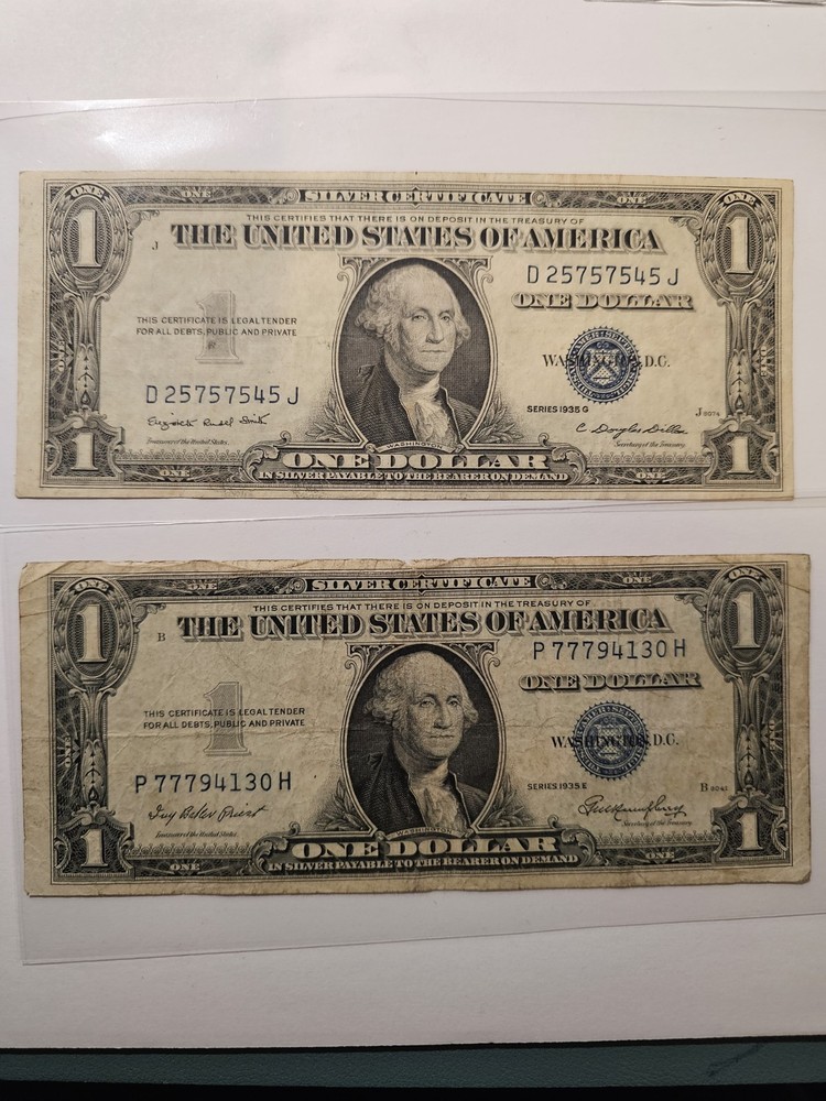 1935G/ 1935E  Silver Certificate