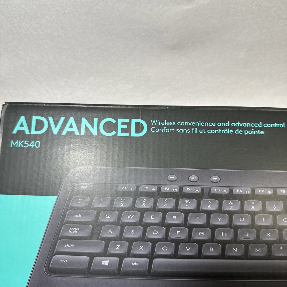 Logitech MK540 Combo Advanced Wireless Keyboard & Mouse Combo USB Receiver Black