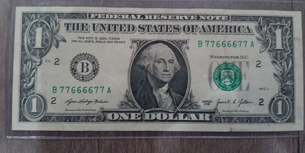 $1 Super RADAR (77666677) Binary Fancy