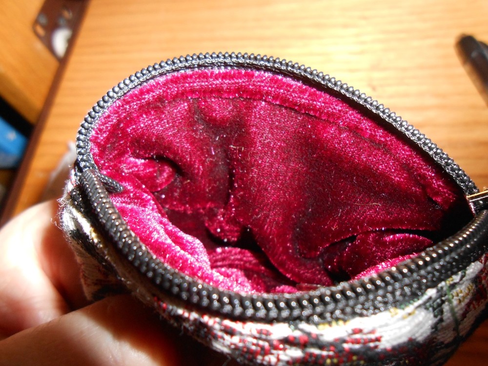 Brocade Zippered Rosary or Chaplet Case (lined)