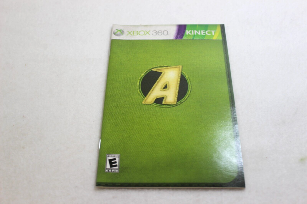 Microsoft Kinect Sensor for XBox 360 With Kinect Adventures Game ~ Complete