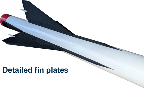 Rocketarium Flying Model Rocket Kit Roland SAM Cluster ROC-RK-1027