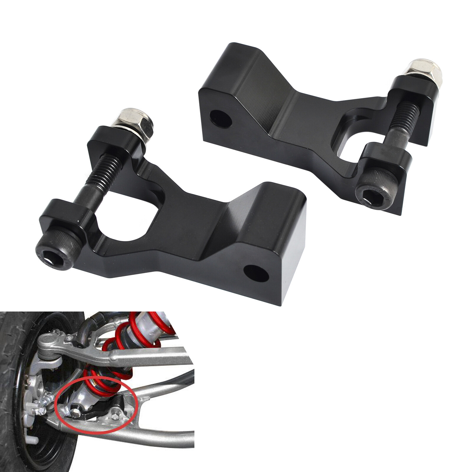 NICECNC 3.5inch Front A-arm Lowering Kit For Yamaha Raptor 700 700R 660R 350