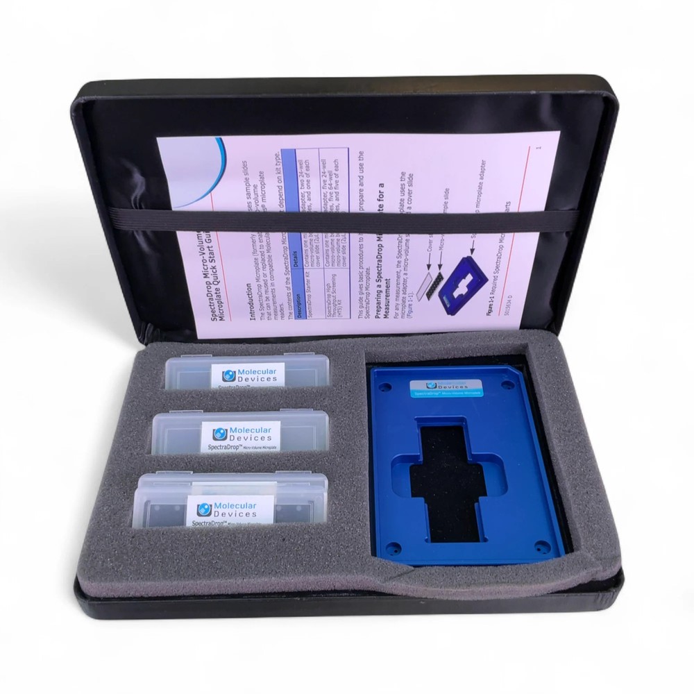 Molecular Devices SpectraDrop Starter Kit 0200-6262 Microplate Adapter & Slides