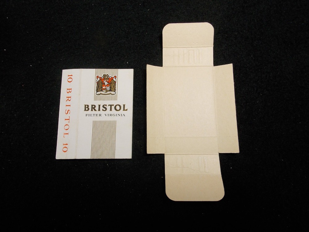 Vintage Will Bristol Empty Cigarette Packet Box